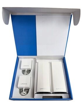 Linksys WHW03 V2 Velop Whole Home Mesh Wi-Fi  Router System 2 Pack White